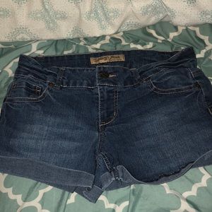 Denim shorts